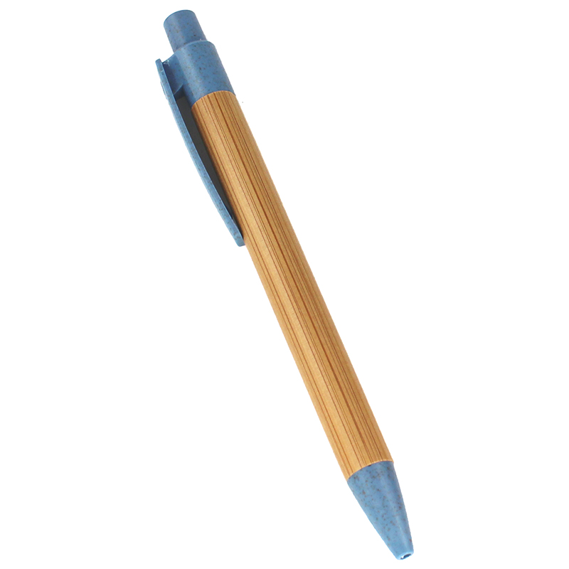 BOLIGRAFO BAMBU AZUL ESCRITURA  AZUL    